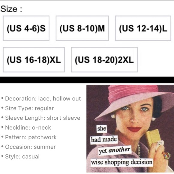 ๐คHP๐ค Black Tatted Crocheted Lace Spliced Blouse - Picture 6 of 9